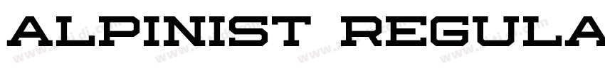 Alpinist Regular字体转换 Alpinist Regular字体转换